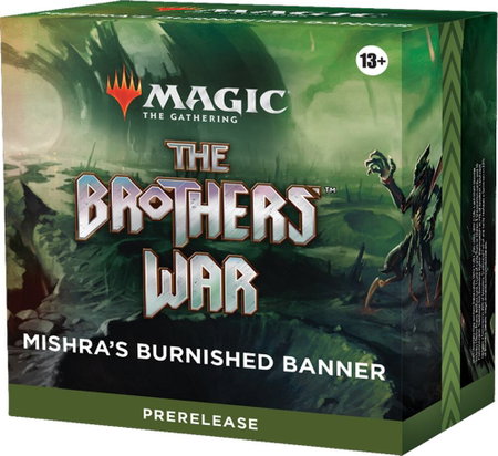 The Brothers' War - Prerelease Pack (Mishra's Burnished Banner) trading card from The Brothers' War The Brothers' War - Prerelease Pack (Mishra's Burnished Banner) - The Brothers' War Magic: The Gathering trading card