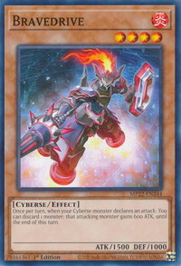 Bravedrive - 2022 Tin of the Pharaoh's Gods (MP22) #MP22-EN244 - Common / Short Print YuGiOh Trading Card