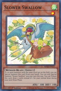 Slower Swallow - 2022 Tin of the Pharaoh's Gods (MP22) #MP22-EN137 - Super Rare YuGiOh Trading Card