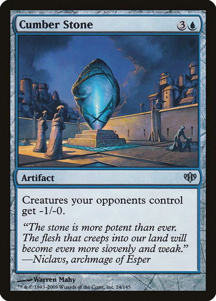 Cumber Stone - Conflux Magic: The Gathering trading card