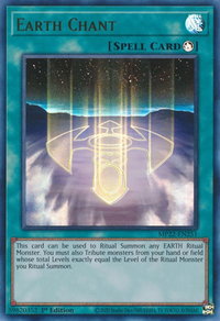 Earth Chant - 2022 Tin of the Pharaoh's Gods (MP22) #MP22-EN251 - Ultra Rare YuGiOh Trading Card