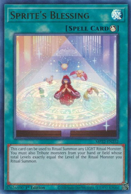 Sprite's Blessing - 2022 Tin of the Pharaoh's Gods YuGiOh trading card