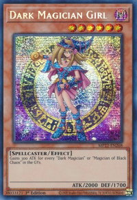 Dark Magician Girl - 2022 Tin of the Pharaoh's Gods (MP22) #MP22-EN268 - Prismatic Secret Rare YuGiOh Trading Card