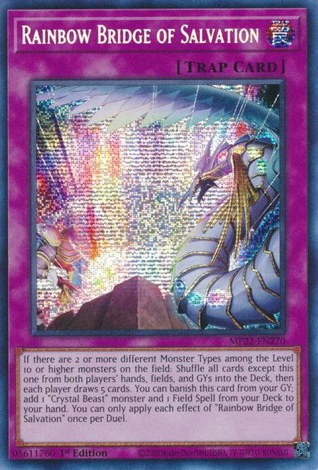 Rainbow Bridge of Salvation - 2022 Tin of the Pharaoh's Gods YuGiOh trading card
