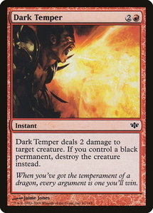 Dark Temper - Conflux (CON) #61 - Common Magic: The Gathering Trading Card