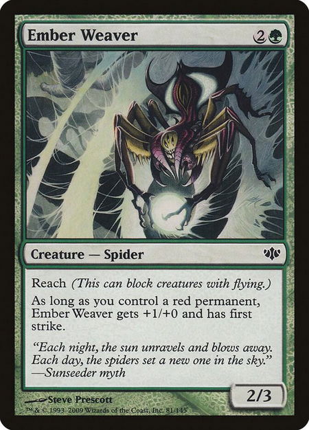 Ember Weaver - Conflux Magic: The Gathering trading card