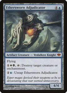 Ethersworn Adjudicator - Conflux (CON) #26 - Mythic Rare Magic: The Gathering Trading Card