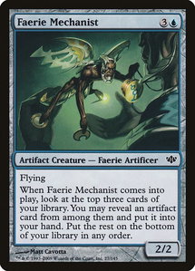 Faerie Mechanist - Conflux (CON) #27 - Common Magic: The Gathering Trading Card