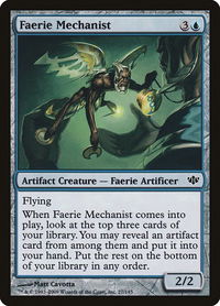 Faerie Mechanist - Conflux (CON) #27 - Common Magic: The Gathering Trading Card
