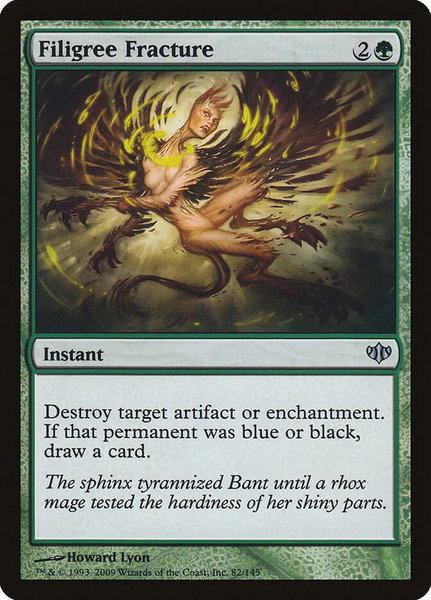 Filigree Fracture - Conflux Magic: The Gathering trading card
