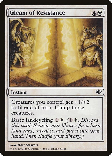 Gleam of Resistance - Conflux Magic: The Gathering trading card