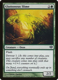 Gluttonous Slime - Conflux (CON) #83 - Uncommon Magic: The Gathering Trading Card