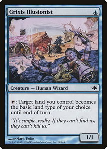 Grixis Illusionist - Conflux (CON) #29 - Common Magic: The Gathering Trading Card