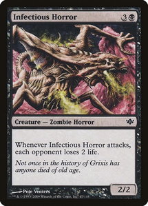 Infectious Horror - Conflux (CON) #47 - Common Magic: The Gathering Trading Card