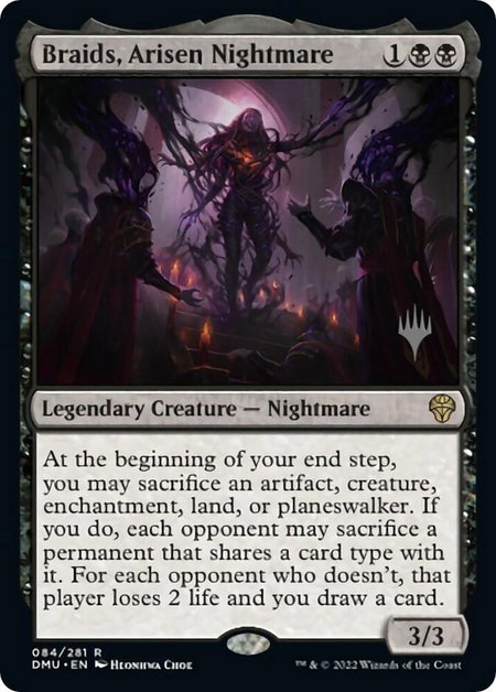 Braids, Arisen Nightmare - Promo Pack: Dominaria United Magic: The Gathering trading card