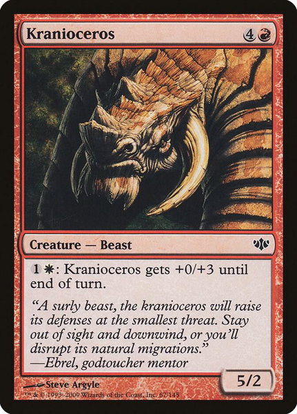 Kranioceros - Conflux Magic: The Gathering trading card