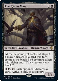 The Raven Man - Promo Pack: Dominaria United (PPDMU) #103p - Rare Magic: The Gathering Trading Card