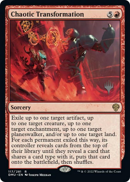 Chaotic Transformation - Promo Pack: Dominaria United Magic: The Gathering trading card