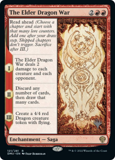 The Elder Dragon War - Promo Pack: Dominaria United Magic: The Gathering trading card