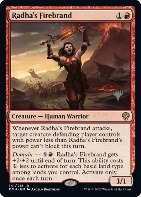 Radha's Firebrand - Promo Pack: Dominaria United Magic: The Gathering trading card
