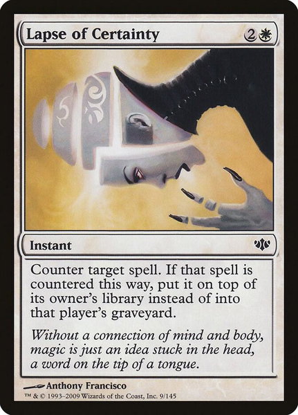 Lapse of Certainty - Conflux Magic: The Gathering trading card