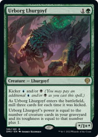 Urborg Lhurgoyf - Promo Pack: Dominaria United (PPDMU) #186p - Rare Magic: The Gathering Trading Card