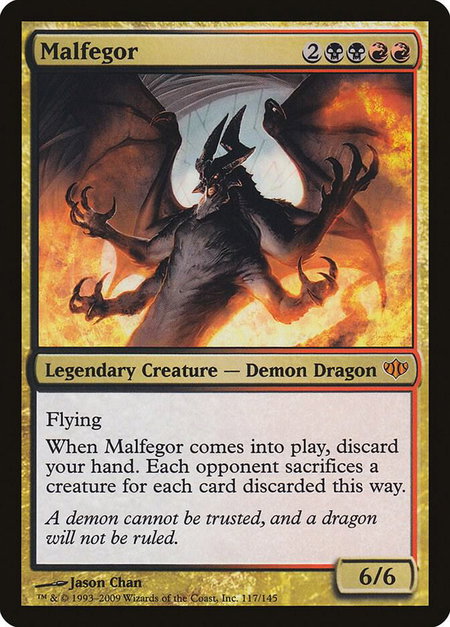 Malfegor - Conflux Magic: The Gathering trading card