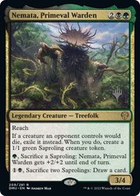 Nemata, Primeval Warden - Promo Pack: Dominaria United (PPDMU) #209p - Rare Magic: The Gathering Trading Card