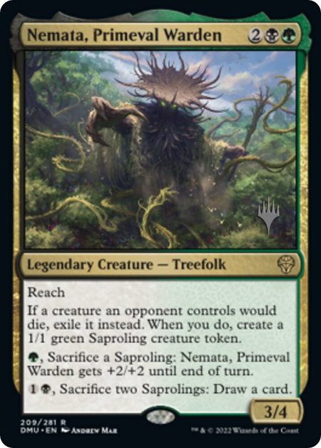 Nemata, Primeval Warden - Promo Pack: Dominaria United Magic: The Gathering trading card