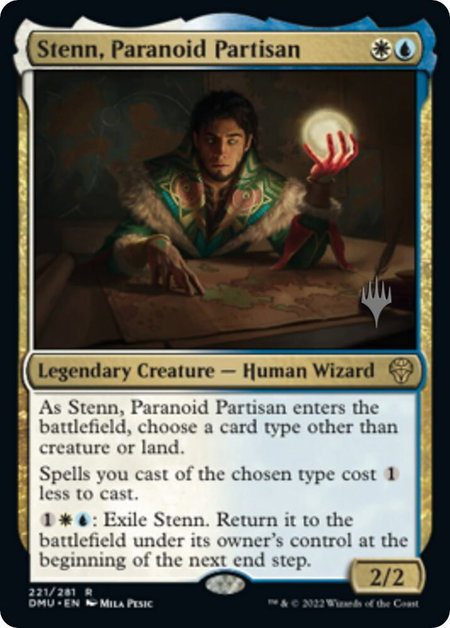 Stenn, Paranoid Partisan - Promo Pack: Dominaria United Magic: The Gathering trading card