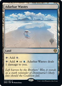 Adarkar Wastes - Promo Pack: Dominaria United (PPDMU) #243p - Rare Magic: The Gathering Trading Card