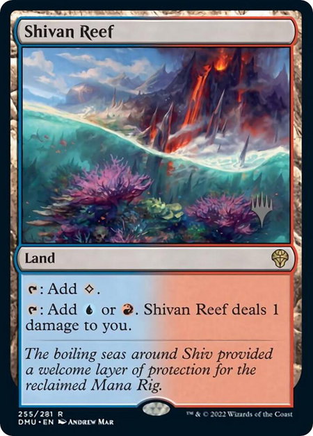 Shivan Reef - Promo Pack: Dominaria United Magic: The Gathering trading card