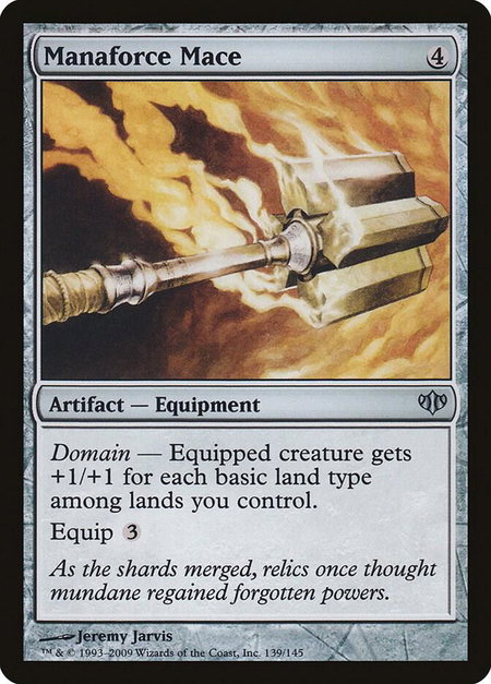 Manaforce Mace - Conflux Magic: The Gathering trading card