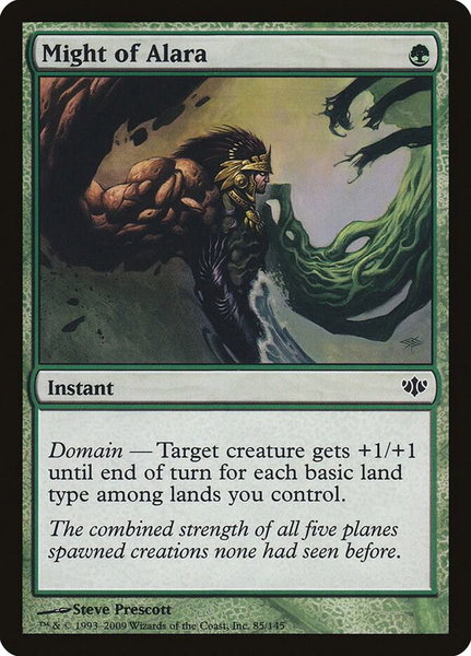 Might of Alara - Conflux Magic: The Gathering trading card