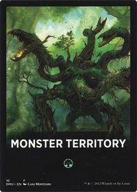 Monster Territory Theme Card - Dominaria United (DMU) #10 - Token Magic: The Gathering Trading Card