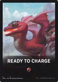 Ready to Charge Theme Card - Dominaria United (DMU) #8 - Token Magic: The Gathering Trading Card