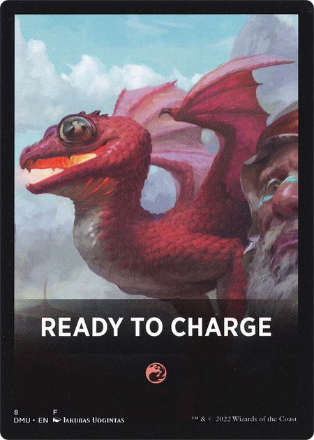Ready to Charge Theme Card - Dominaria United Magic: The Gathering trading card