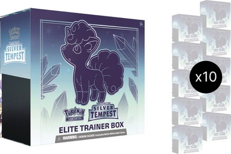 Silver Tempest Elite Trainer Box Case - SWSH12: Silver Tempest Pokémon trading card