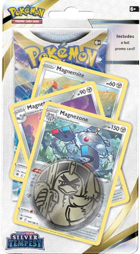 Silver Tempest Premium Checklane Blister [Magnezone] - SWSH12: Silver Tempest Pokémon trading card