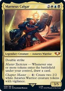 Marneus Calgar (Surge Foil) - Universes Beyond: Warhammer 40,000 (40K) #8 - Mythic Rare Magic: The Gathering Trading Card
