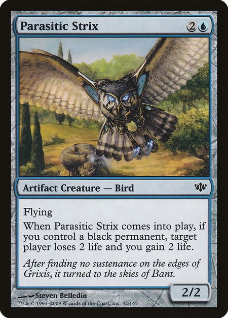 Parasitic Strix - Conflux Magic: The Gathering trading card