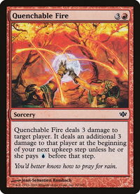 Quenchable Fire - Conflux (CON) #70 - Common Magic: The Gathering Trading Card