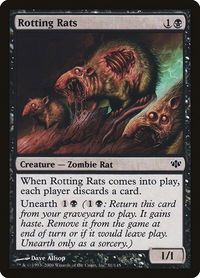 Rotting Rats - Conflux (CON) #51 - Common Magic: The Gathering Trading Card