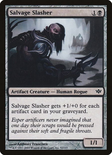 Salvage Slasher - Conflux Magic: The Gathering trading card