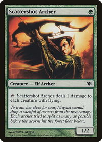 Scattershot Archer - Conflux (CON) #90 - Common Magic: The Gathering Trading Card