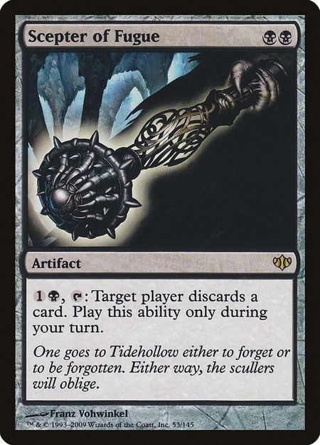 Scepter of Fugue - Conflux Magic: The Gathering trading card