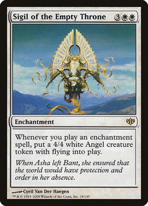 Sigil of the Empty Throne - Conflux (CON) #18 - Rare Magic: The Gathering Trading Card