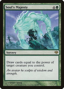 Soul's Majesty - Conflux (CON) #92 - Rare Magic: The Gathering Trading Card