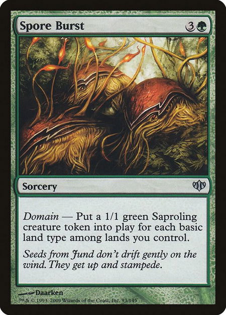 Spore Burst - Conflux Magic: The Gathering trading card