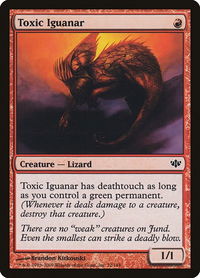 Toxic Iguanar - Conflux (CON) #72 - Common Magic: The Gathering Trading Card